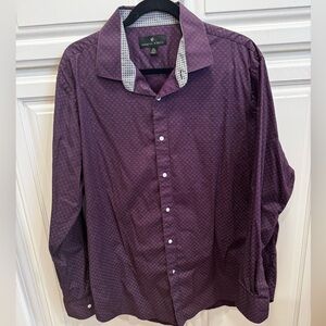 Elegant Purple Button Down Shirt